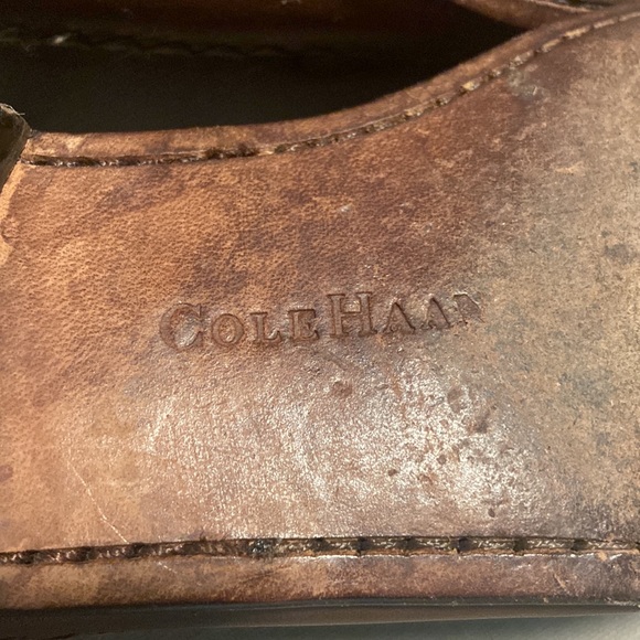 Vintage Cole Haan Country Basket Weave Tassled Loafers - Picture 5 of 10